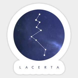 Lacerta Constellation Sticker